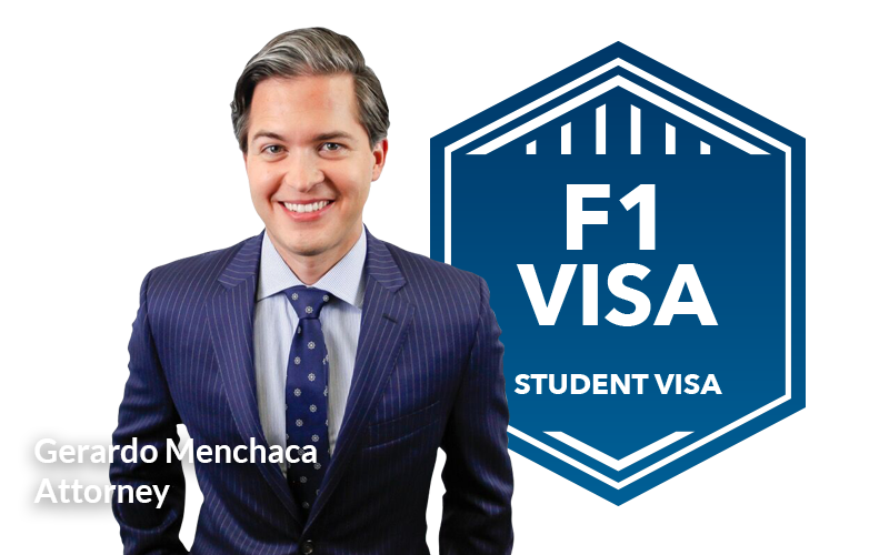 Gerardo Menchaca Picture&f1visa Student Badge