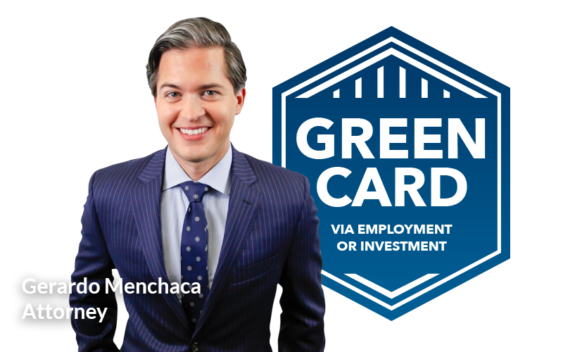 Gerardo Menchaca Picture&greencard Employmentinvestment Badge — Gerardo Menchaca Picture&greencard Employmentinvestment Badge