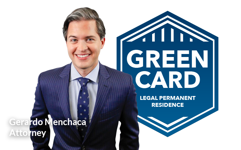 Gerardo Menchaca Picture&greencard Legalresidence Badge