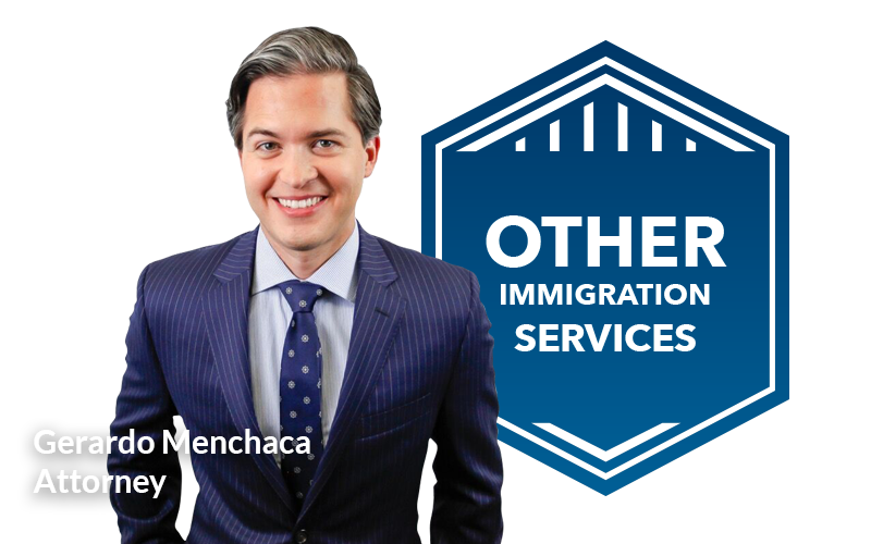 Gerardo Menchaca Picture&otherimmigration Services Badge